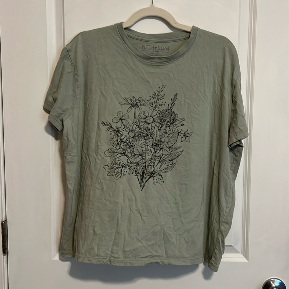 Flower bouquet shirt